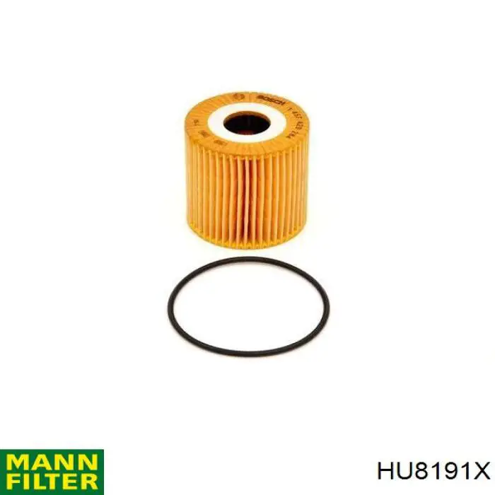 Filtro de aceite HU8191X Mann-Filter