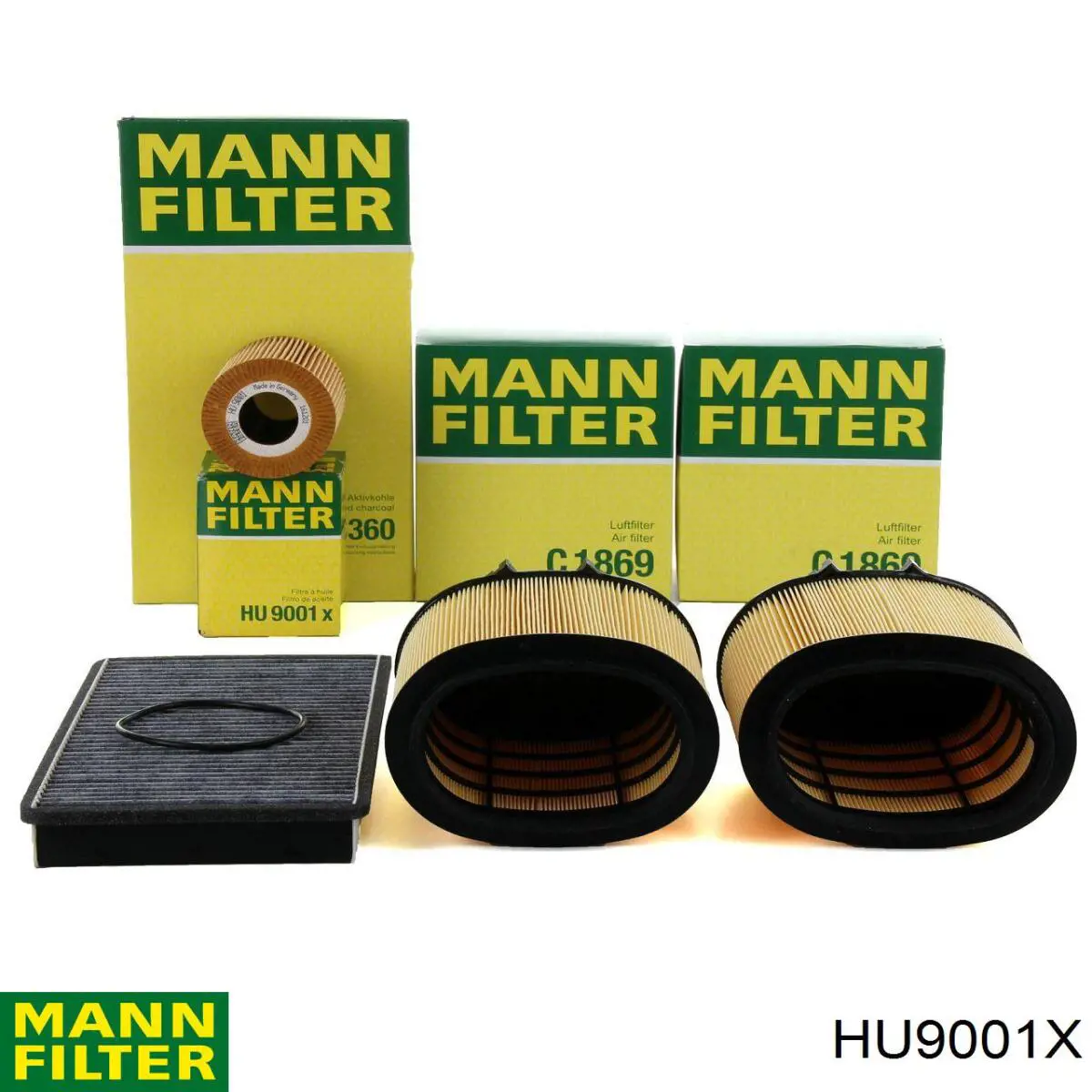 Filtro de aceite HU9001X Mann-Filter