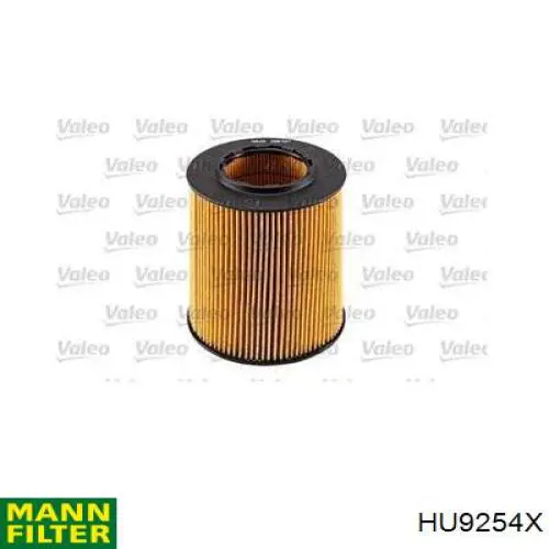 HU9254X Mann-Filter filtro de óleo