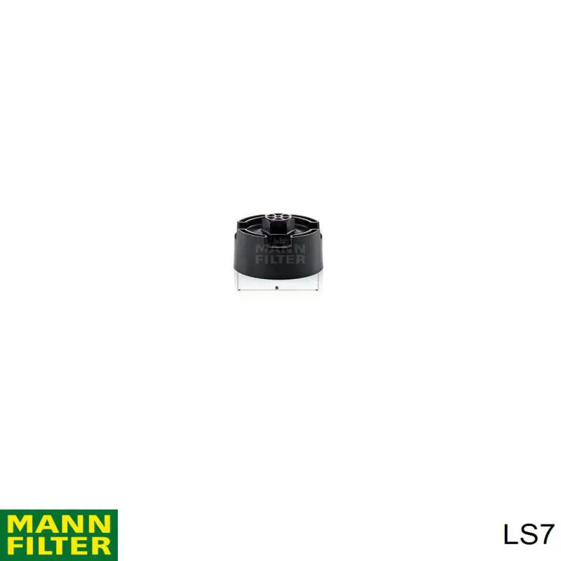 Съемник масляного фильтра Mann-Filter LS7