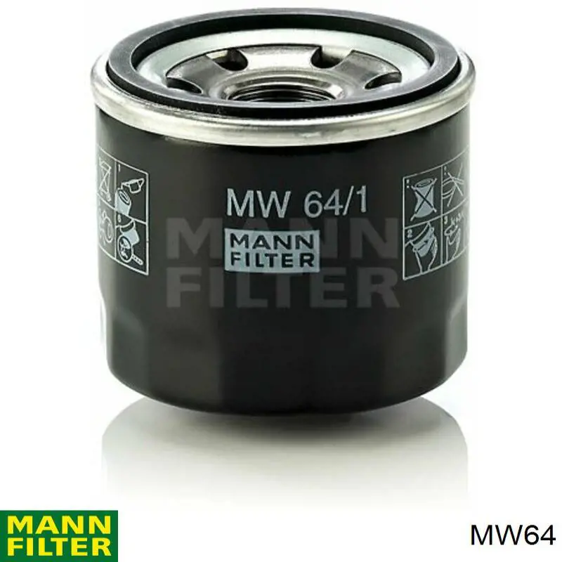 Масляный фильтр MW64 Mann-Filter