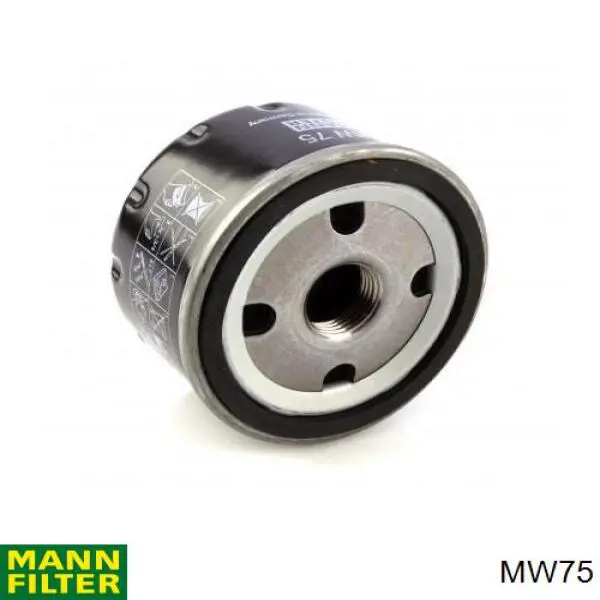 Filtro de aceite MW75 Mann-Filter