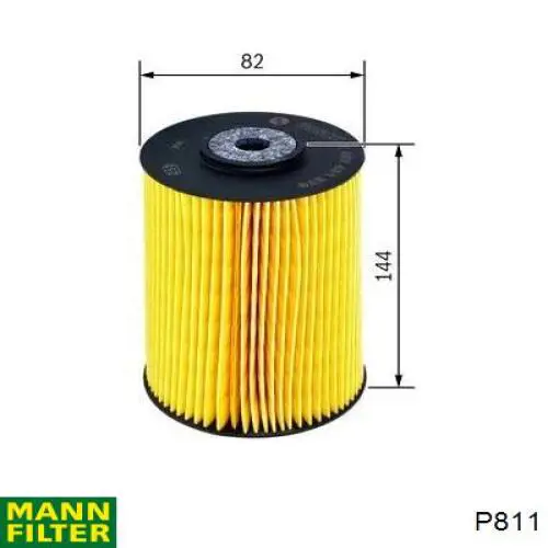 Купить P811 Mann-Filter Фильтр-отстойник топлива грубой очистки