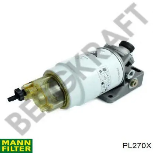 Фильтр тонкой очистки топлива Mann-Filter PL270X цена, от 37.33 USD