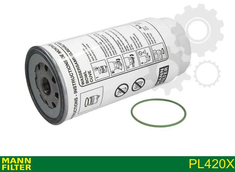 Фильтр тонкой очистки топлива Mann-Filter PL420X цена, от 35.47 USD