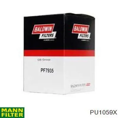 Фильтр тонкой очистки топлива Mann-Filter PU1059X цена, от 16.42 USD