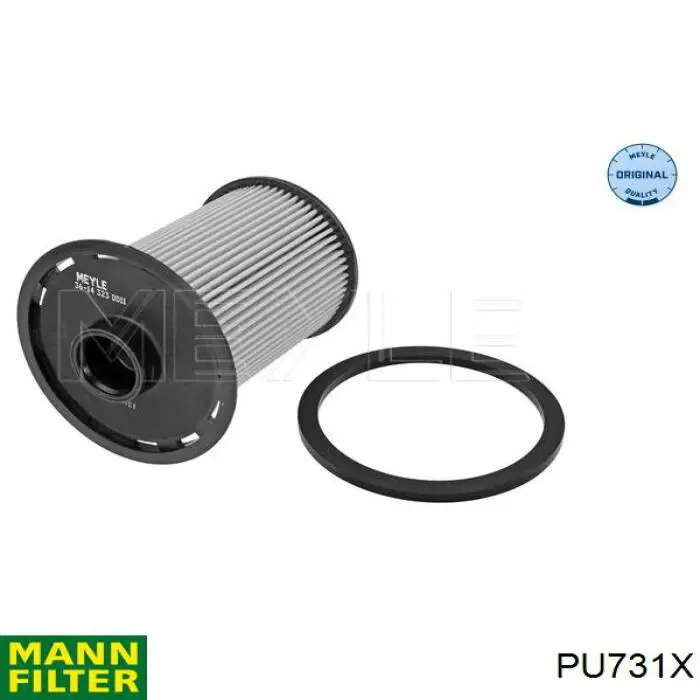 Фильтр тонкой очистки топлива Mann-Filter PU731X цена, от 8.46 USD