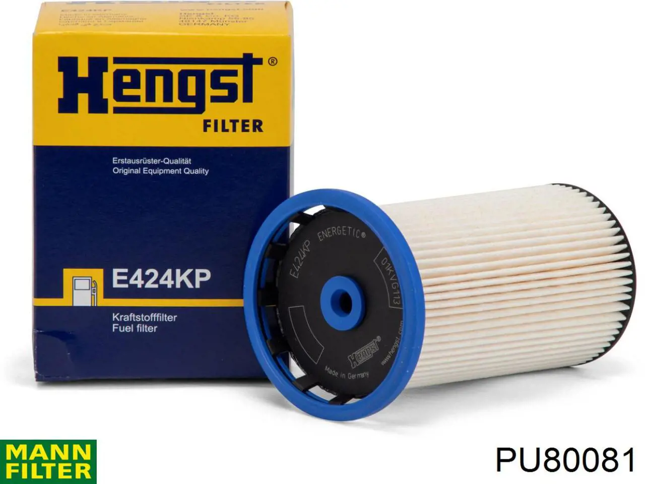 Купить PU80081 Mann-Filter Фильтр-отстойник топлива грубой очистки