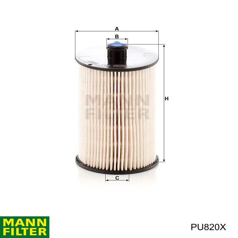PU820X Mann-Filter топливный фильтр