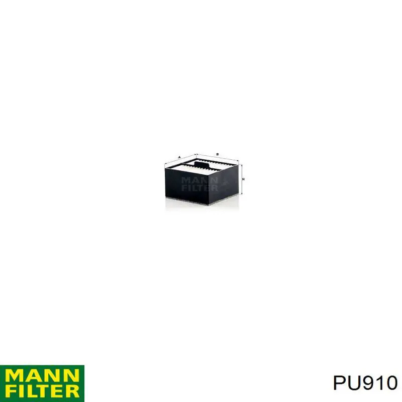 PU910 Mann-Filter топливный фильтр