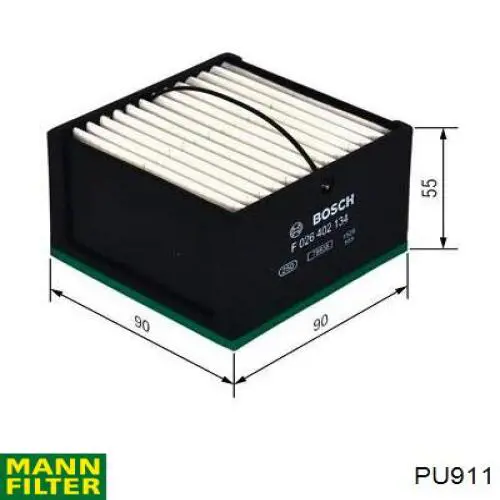 PU911 Mann-Filter топливный фильтр