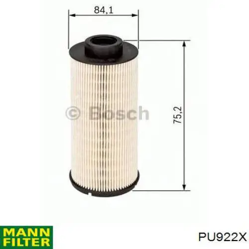PU922X Mann-Filter топливный фильтр