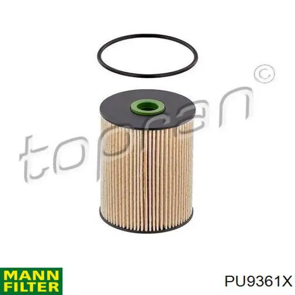 Купить PU9361X Mann-Filter Фильтр-отстойник топлива грубой очистки