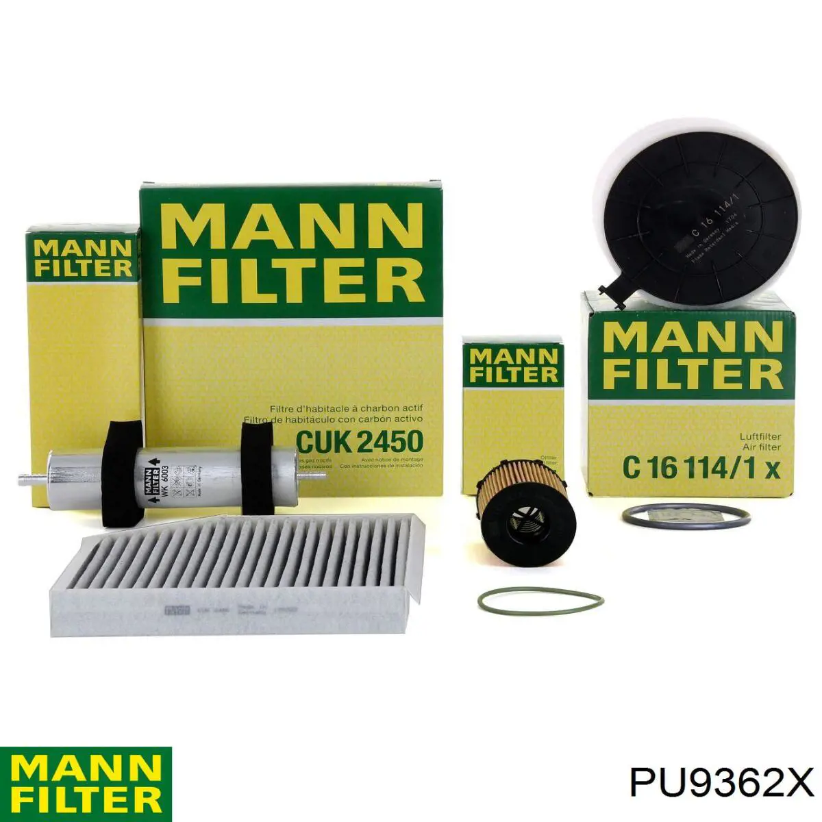 PU9362X Mann-Filter Фильтр топлива