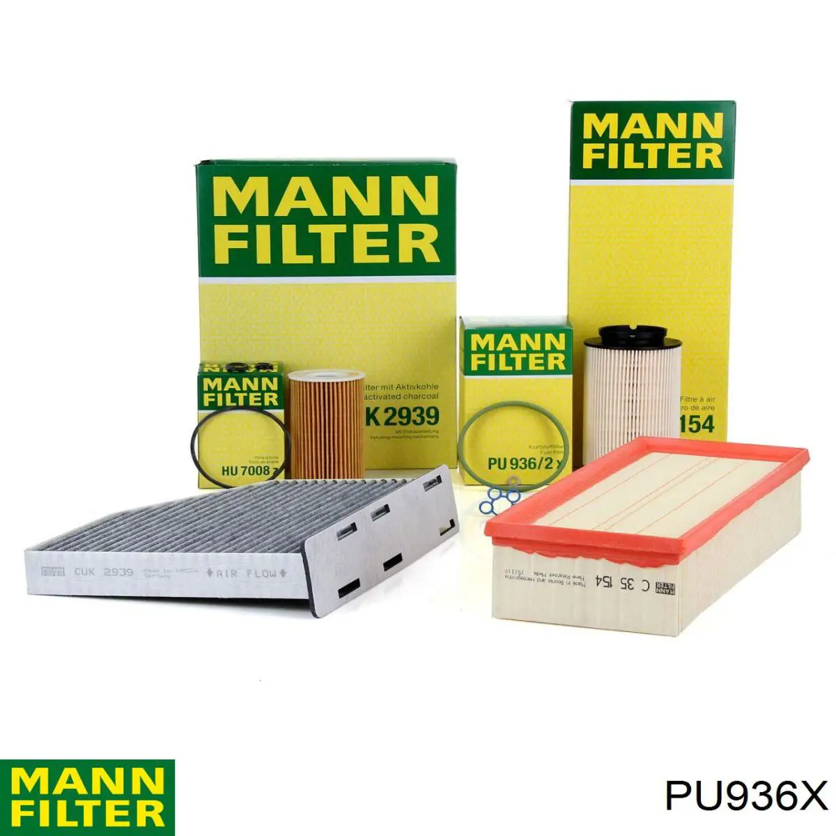 Фильтр тонкой очистки топлива Mann-Filter PU936X цена, от 14.27 USD