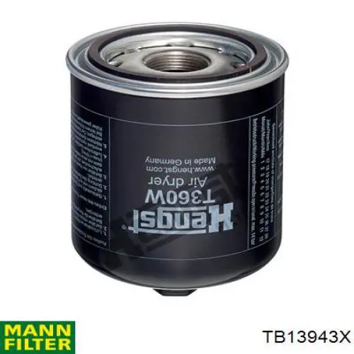 Фильтр осушителя воздуха (влагомаслоотделителя) (TRUCK) Mann-Filter TB13943X