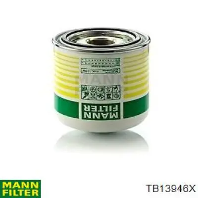 Filtro del secador de aire (separador de agua y aceite) (CAMIÓN) TB13946X Mann-Filter