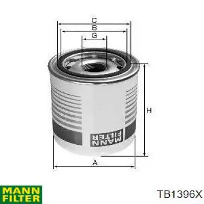 TB1396X Mann-Filter фильтр осушителя воздуха (влагомаслоотделителя (TRUCK))