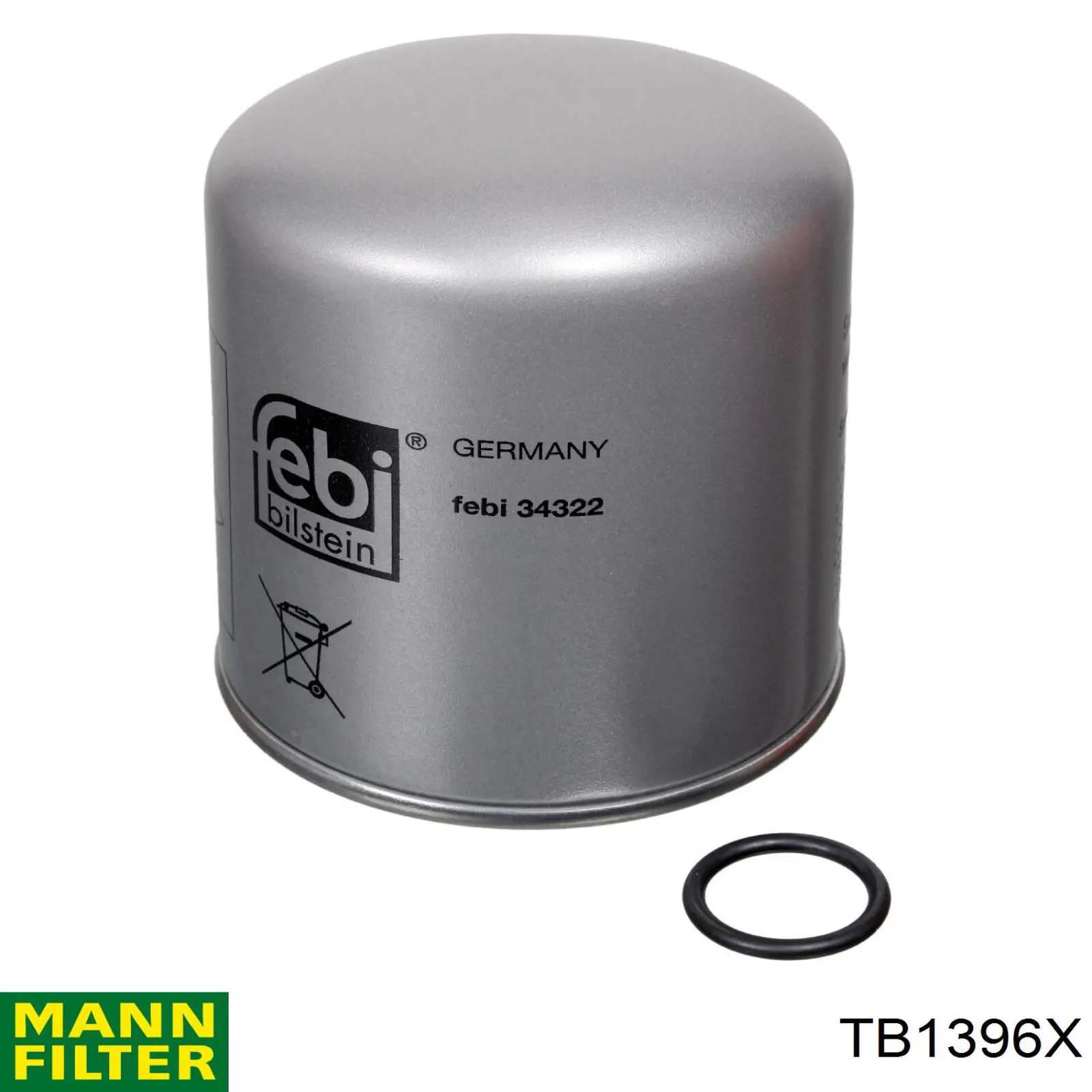 Купить TB1396X Mann-Filter Фильтр осушителя воздуха (влагомаслоотделителя) (TRUCK)