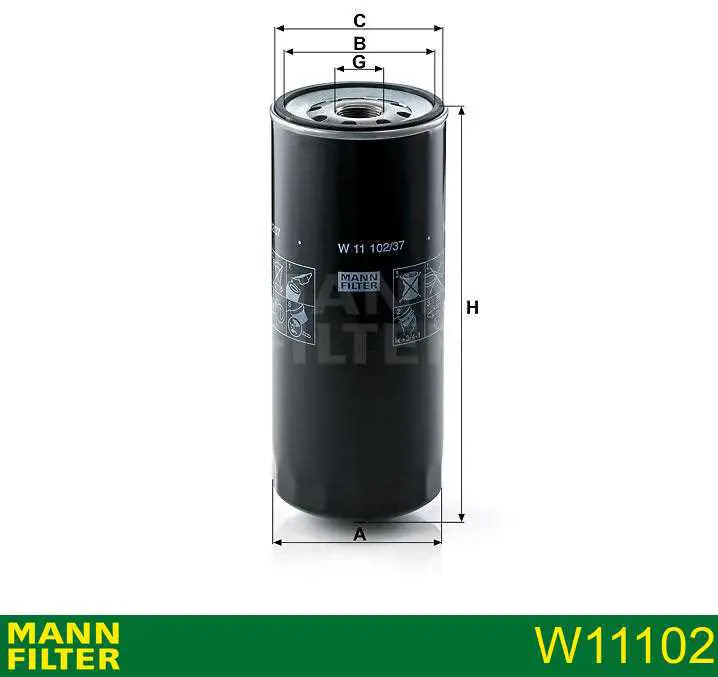 Фильтр очистки масла центробежный Iveco 1173765 цена, от 27.96 USD