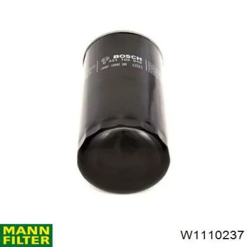 Filtro de aceite W1110237 Mann-Filter