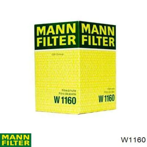 Filtro de aceite W1160 Mann-Filter