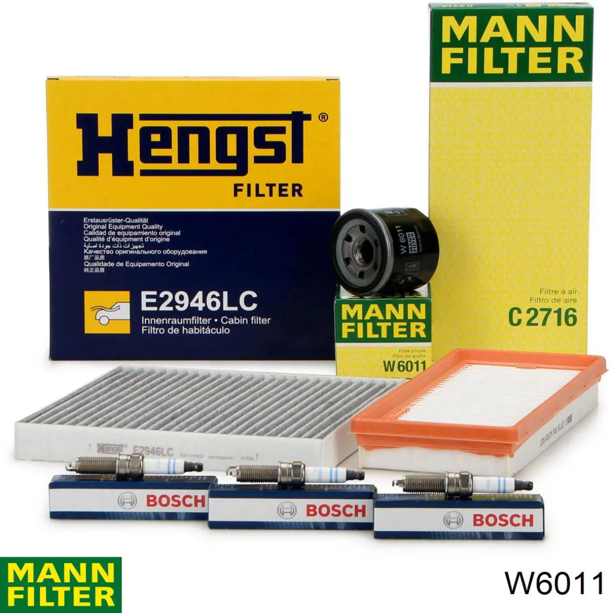 Купить W6011 Mann-Filter Фильтр центробежный очистки масла