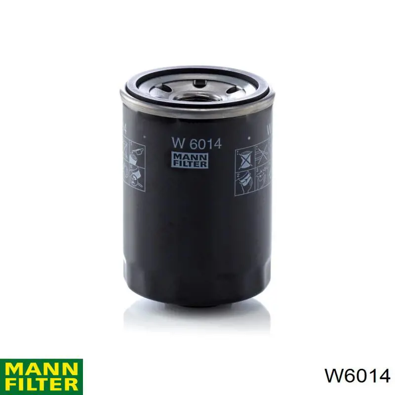 Filtro de aceite W6014 Mann-Filter