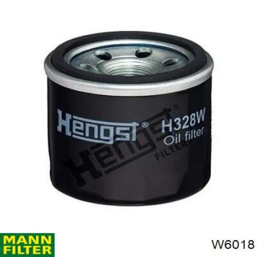 Filtro de aceite W6018 Mann-Filter