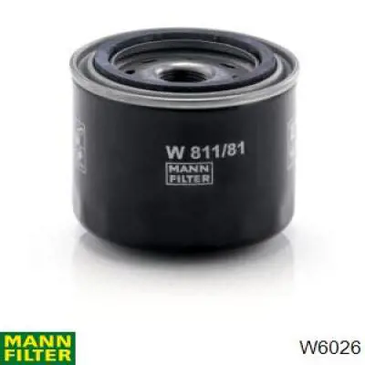 Фильтр масла Mann-Filter W6026