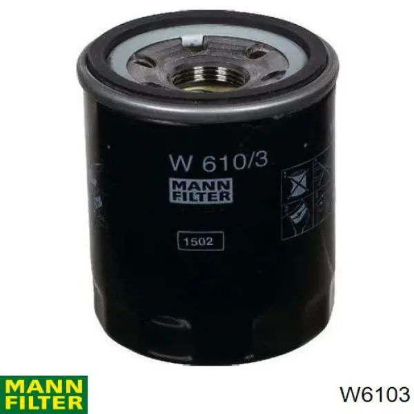 W6103 Mann-Filter Масляный фильтр двигателя