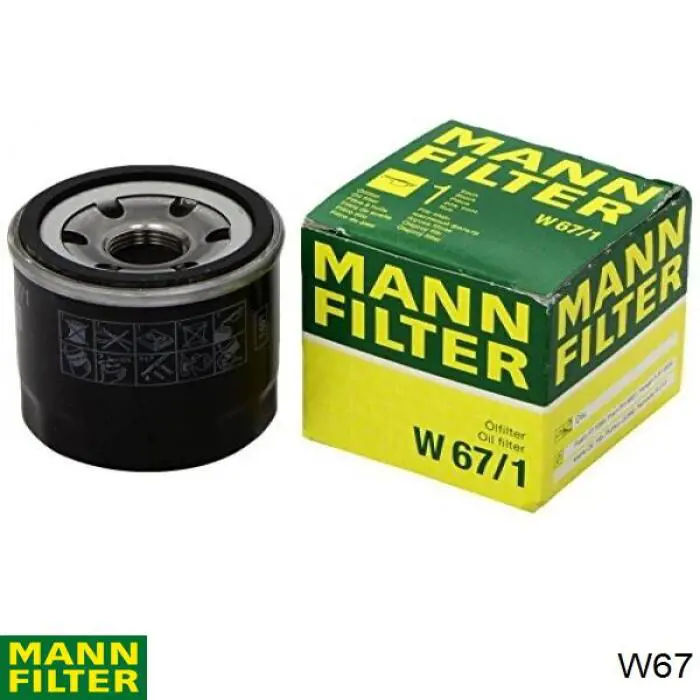 Масляный фильтр W67 Mann-Filter
