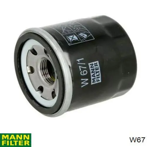 Filtro de aceite W67 Mann-Filter