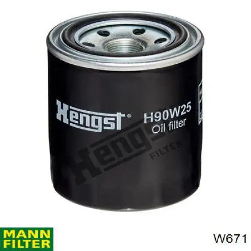 Купить W671 Mann-Filter Фильтр центробежный очистки масла