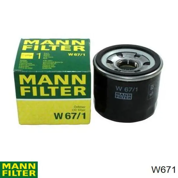 Купить W671 Mann-Filter Фильтр центробежный очистки масла