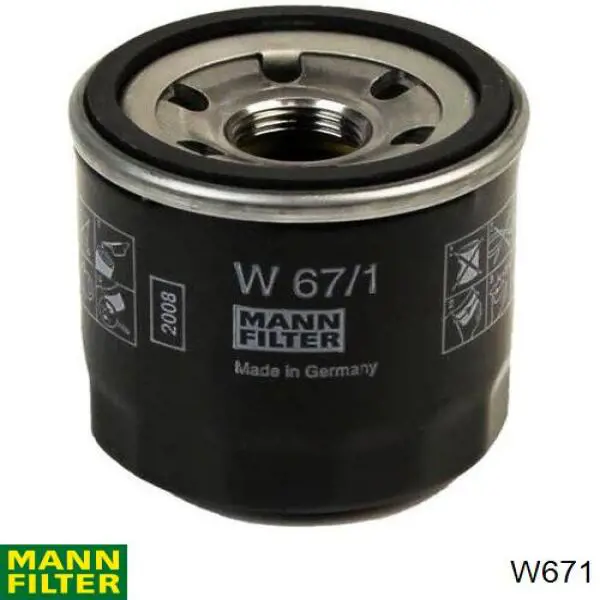 Фильтр масла Mann-Filter W671