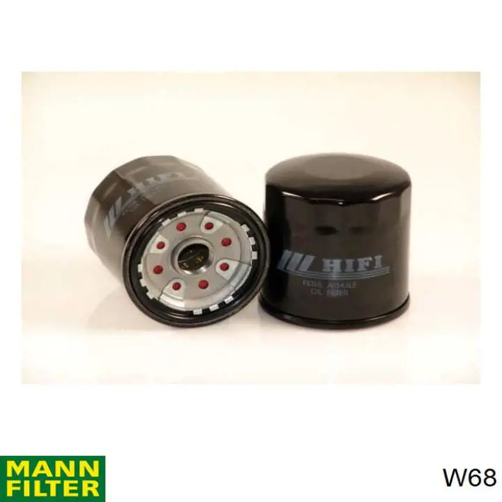Filtro de aceite W68 Mann-Filter