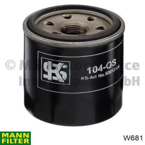 W681 Mann-Filter Масляный фильтр двигателя
