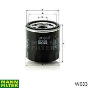 Filtro de aceite W683 Mann-Filter