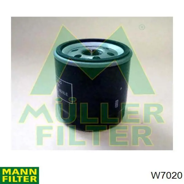 Filtro de aceite W7020 Mann-Filter