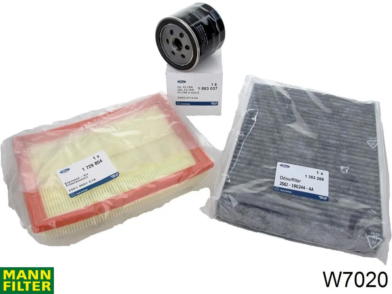 Масляный фильтр W7020 Mann-Filter