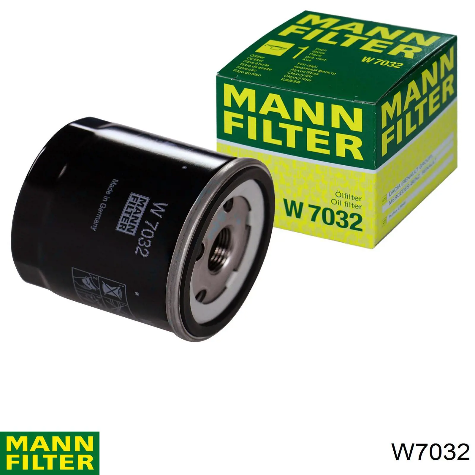 Фильтр очистки масла центробежный Mann-Filter W7032 цена, от 9.23 USD