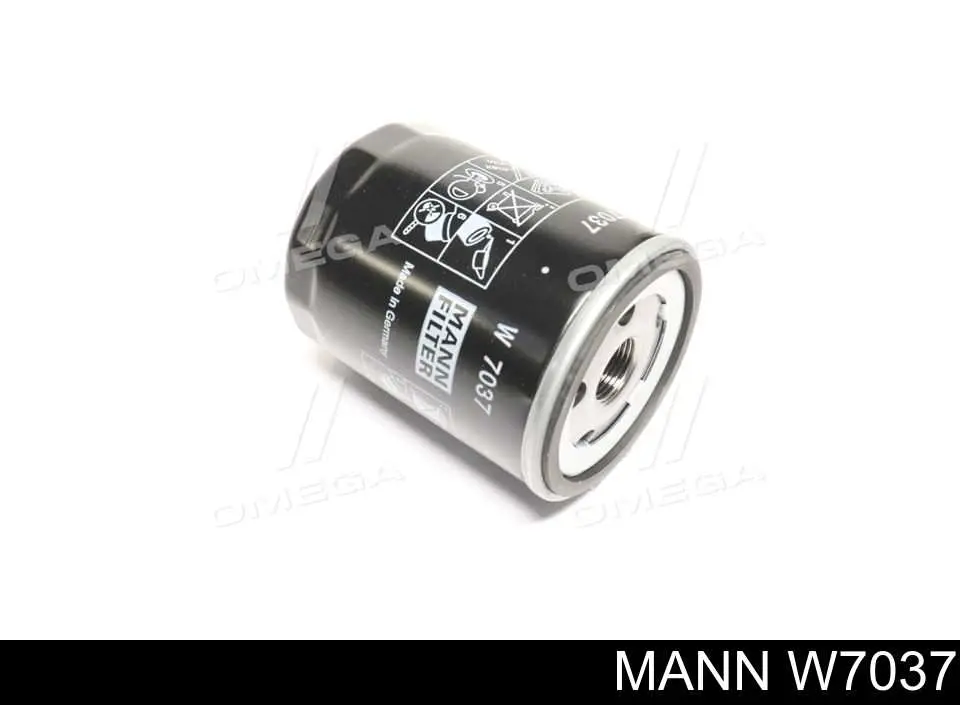 W 7037 Mann-Filter filtro de óleo