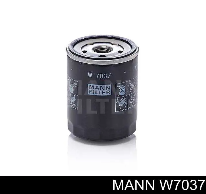 Фильтр очистки масла центробежный Mann-Filter W7037 цена, от 11.67 USD