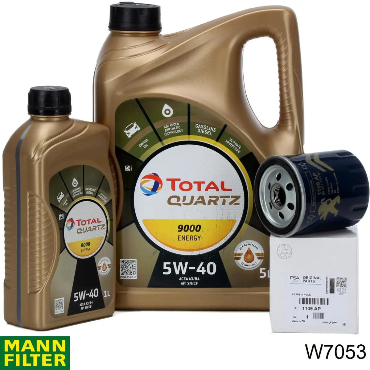 Filtro de aceite W7053 Mann-Filter