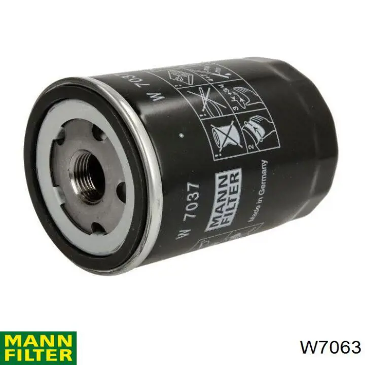 W7063 Mann-Filter масляный фильтр