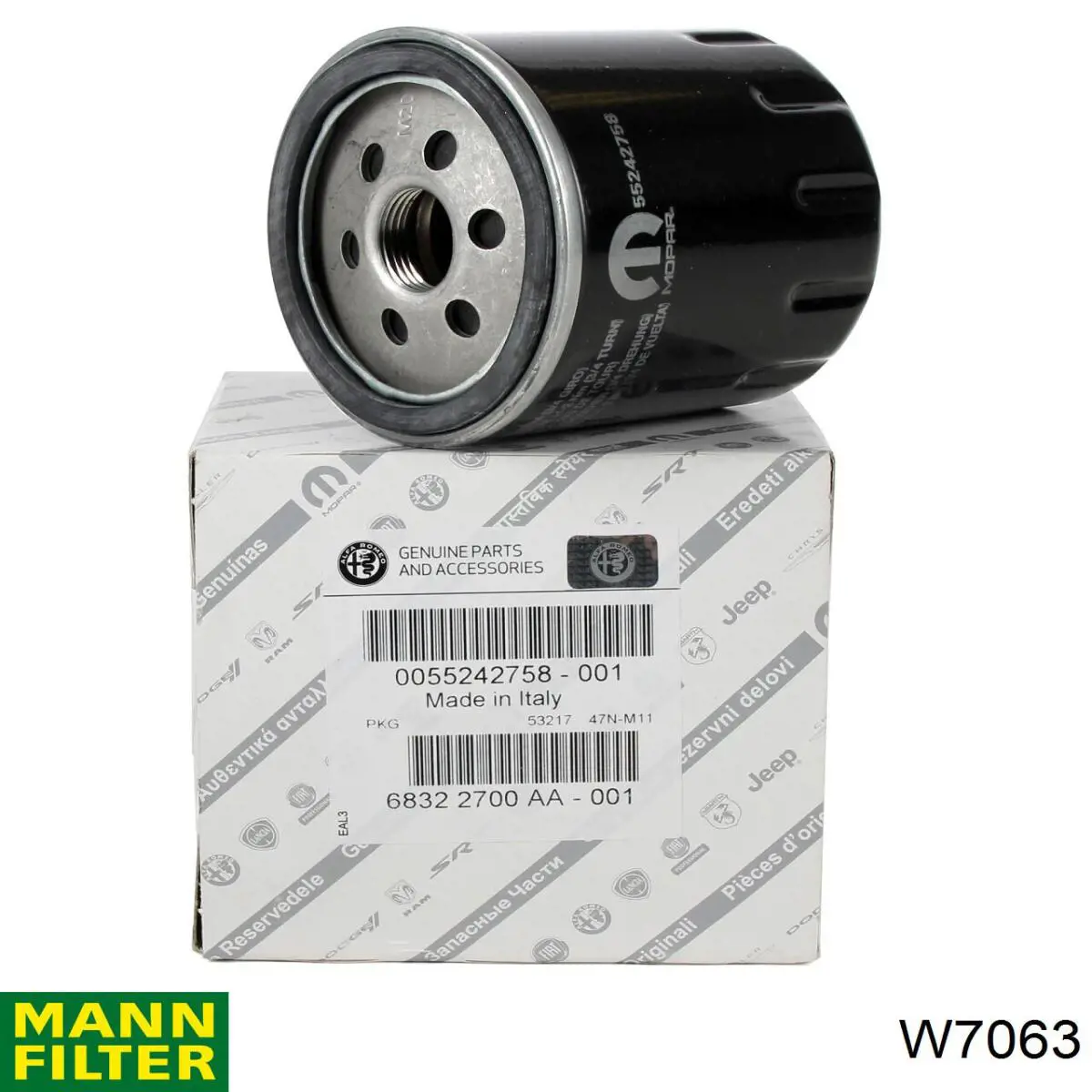 Фильтр очистки масла центробежный Mann-Filter W7063 цена, от 12.91 USD