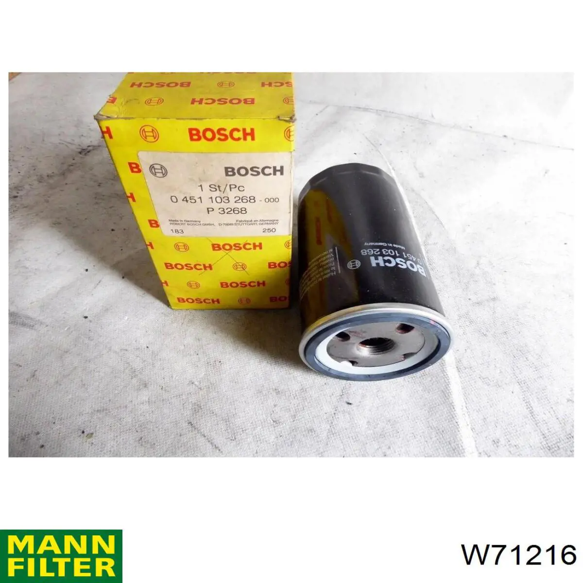 Масляный фильтр W71216 Mann-Filter