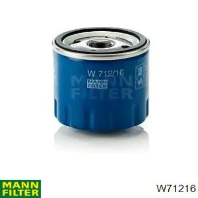 Filtro de aceite W71216 Mann-Filter