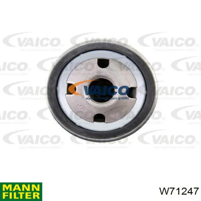 Фильтр очистки масла центробежный Mann-Filter W71247 цена, от 7.05 USD
